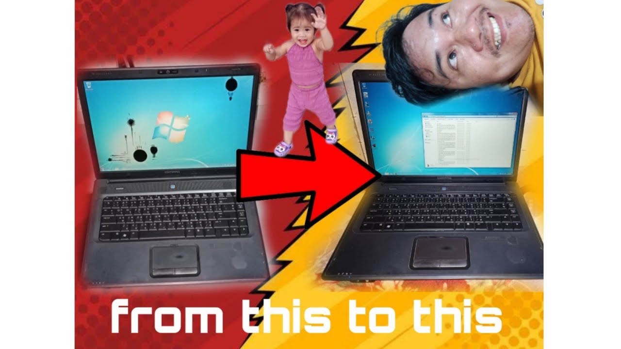 How to Replace LCD screen on Compaq Laptop 15.4"inches Presario C700