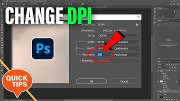 Hoe converteer ik naar 300 dpi in Photoshop | 72 dpi naar 300 dpi