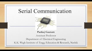 Serial Communication | 8051 Microcontroller