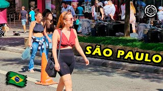 🇧🇷 São Paulo | Avenida Paulista On Sunday | Brazil, 2023 【 4K UHD 】