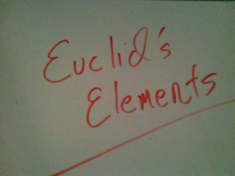 4.  Euclid's Elements: The fifth postulate