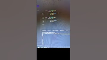 "Python program to print even numbers and odd numbers from 0 to 29 on separate lines."
