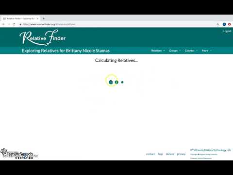 How to See if you are related to someone using Relative Finder