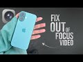 How to Fix Out of Focus Video on iPhone (tutorial)