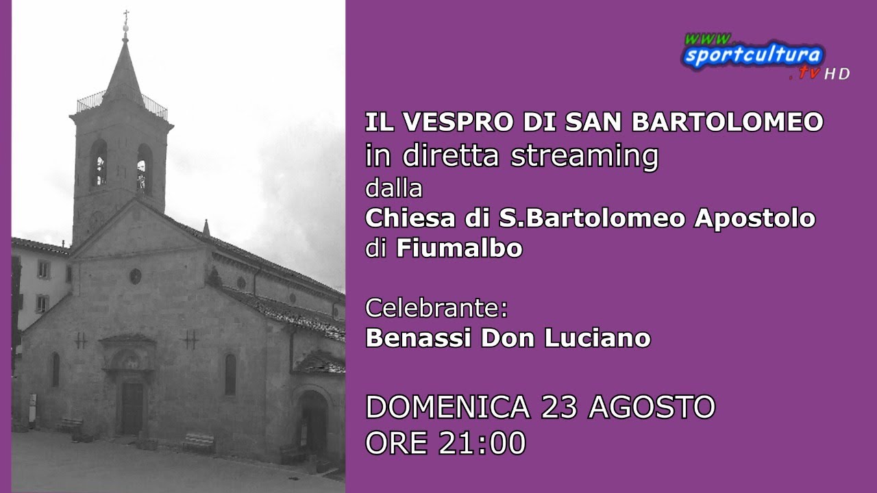 IL VESPRO DI SAN BARTOLOMEO