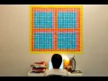 Crazy stop motion post it note animation