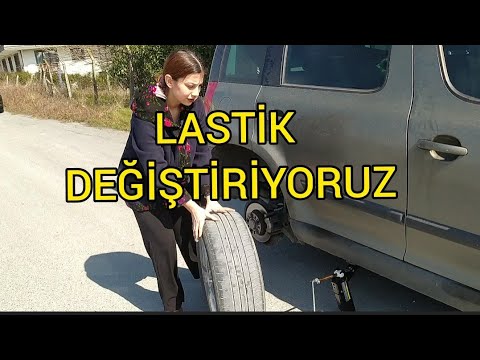 LASTİK DEĞİŞTİRME, EVET KADINLAR DA YAPABİLİR👍