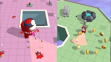 Imposter Smashers All Levels Gameplay Walkthrough Part 2 (Android/iOS) - Fun io Games