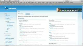 D7UX Administration Dashboard 20090417