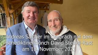 Im Gespräch mit dem Benediktinermönch David Steindl-Rast im November 2021