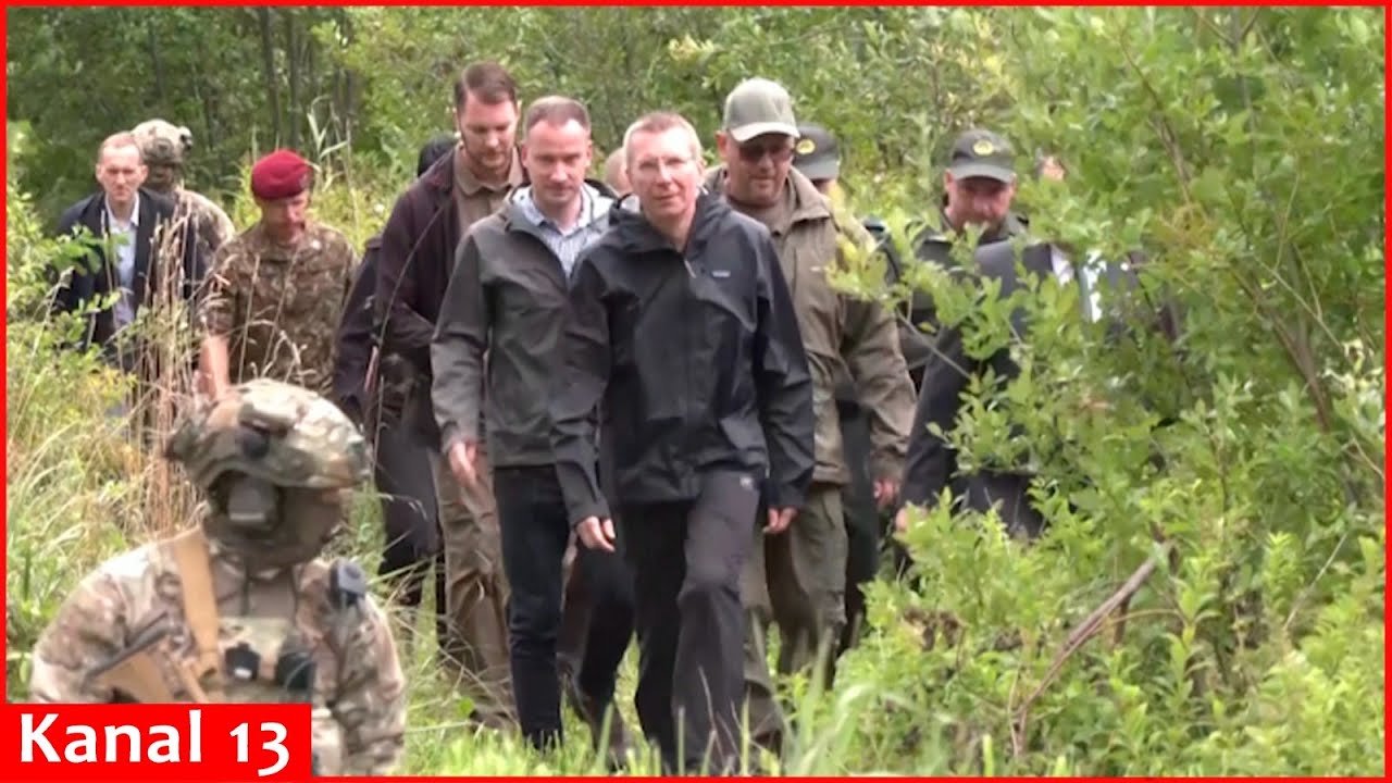 Latvian president visits Belarus and Russia borders