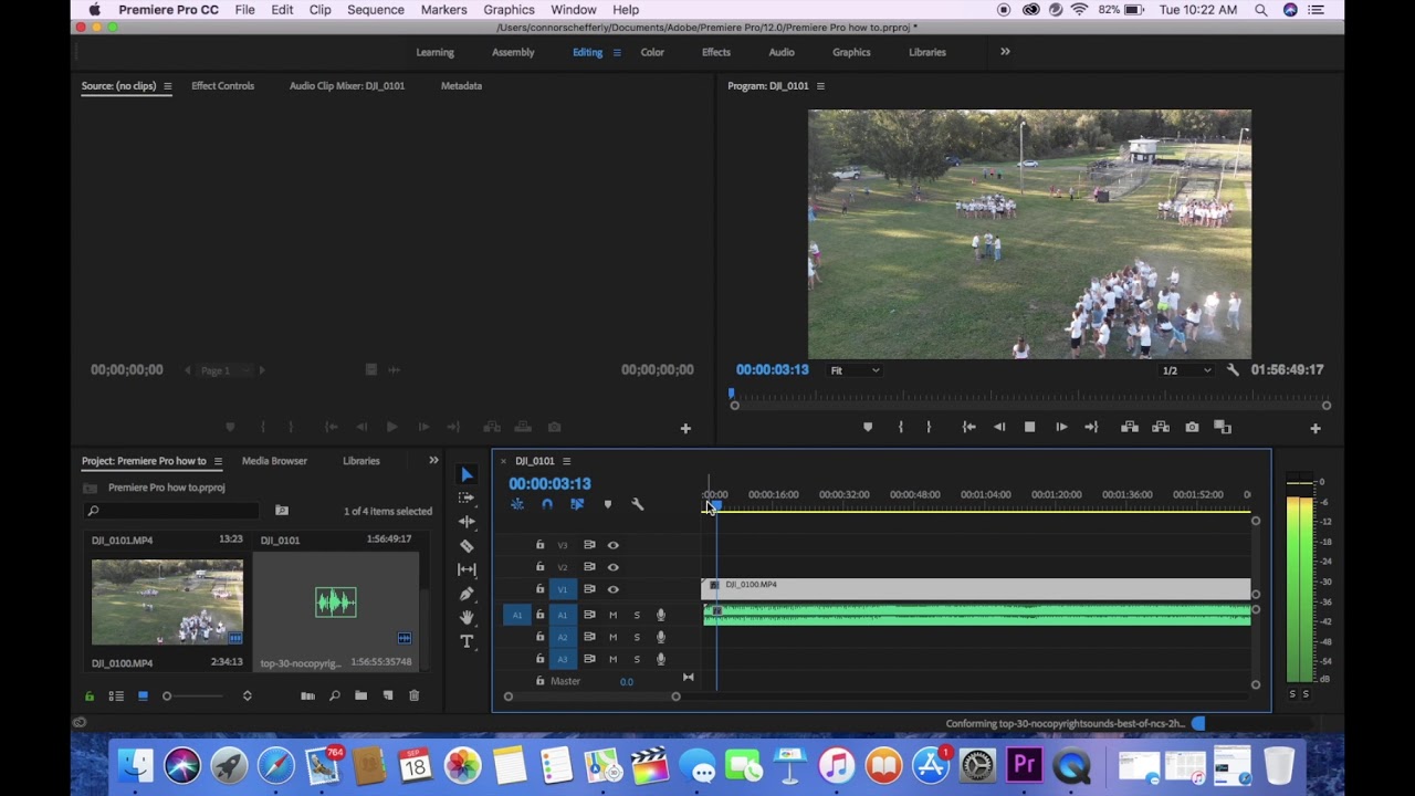 How to Add Music and Sound Effects in Premiere Pro YouTube