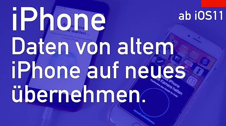 Wie übertrage ich Daten von iPhone 5 auf iPhone 8?