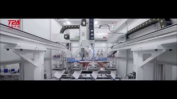 How are excellent single-axis robots and gantry robots applied to battery system production lines