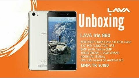 Lava iris 860 unboxing | 2018