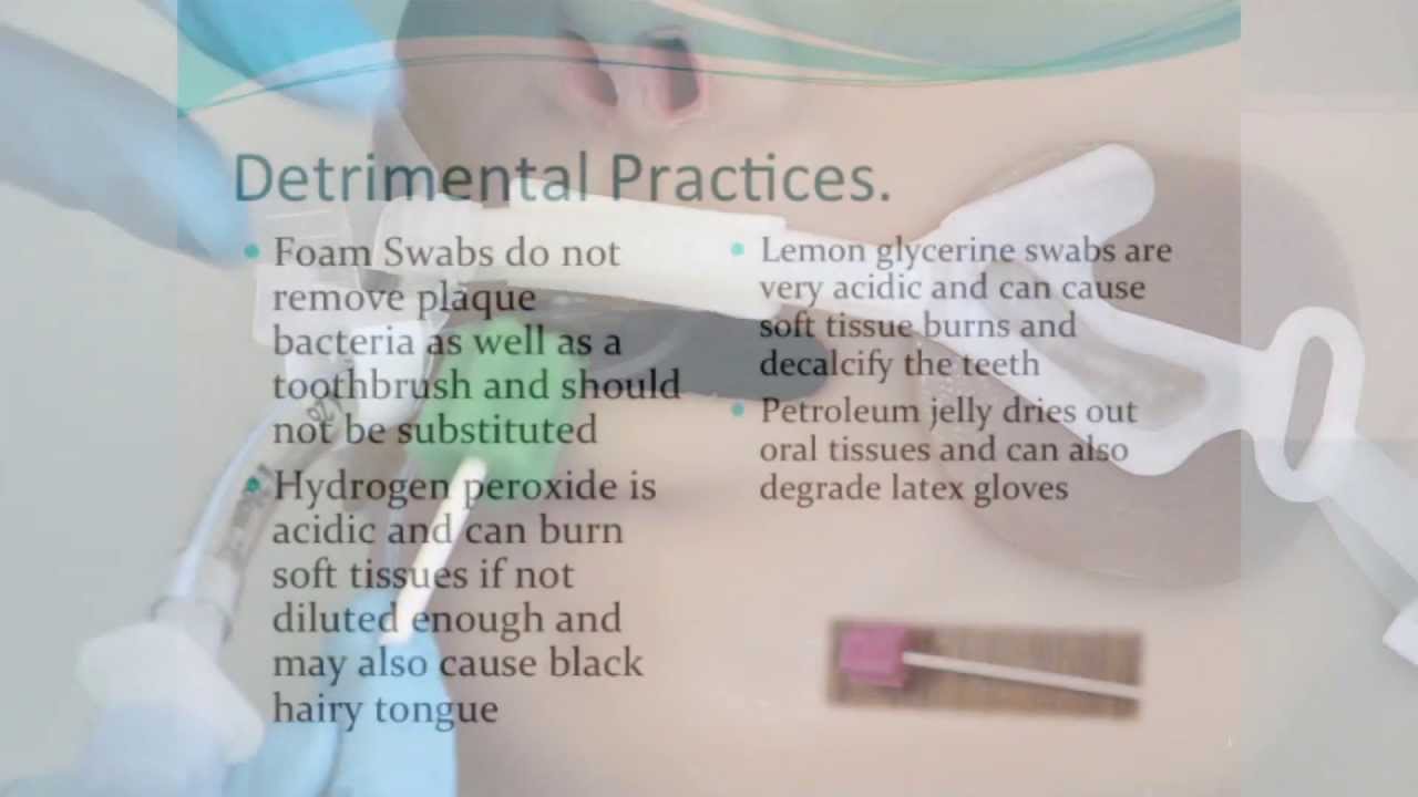 Oral Health and Mechanically Ventilated Critically Ill Adults YouTube