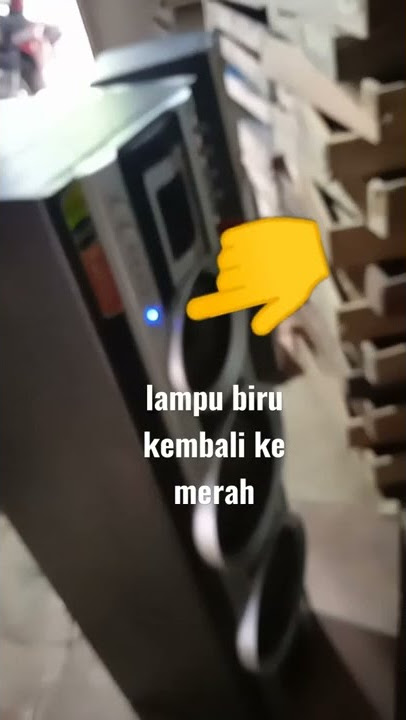Spiker aktif polytron mati hidup sendiri lampu biru kembali merah