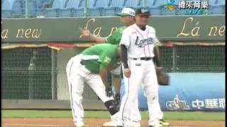 20120318 CPBL 黃智培職棒生涯首安