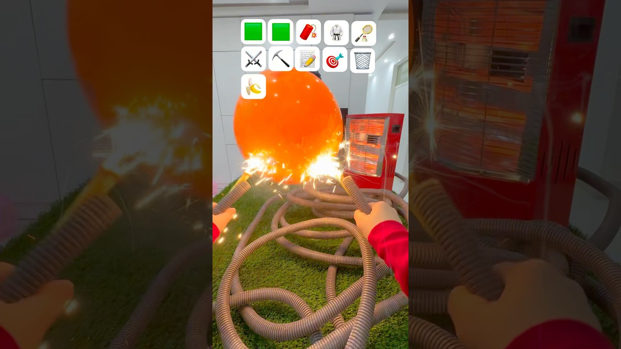 Asmr Balloon Catch Amazing Challenge:All Balloons Can Burst??😨