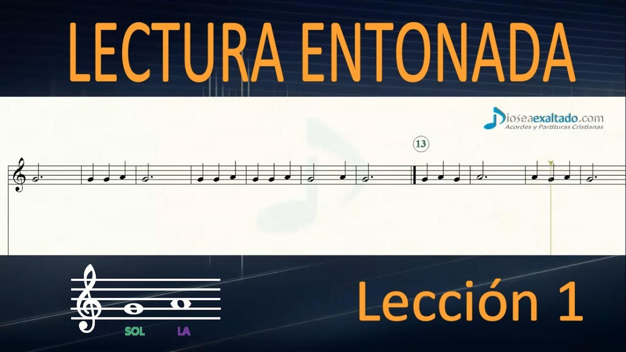 EJERCICIOS ENTONACIÓN 1 🎵 Notas Sol, La - CÓMO CANTAR BIEN 👍 Y AFINADO ...