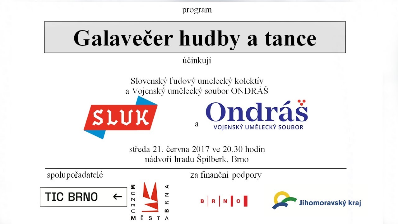 Sluk, Ondráš, večer hudby a tance 21.6.2017 Špilberk