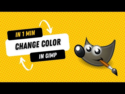 How To Change Color In Gimp
