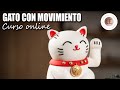 Gato COMESTIBLE y con MOVIMIENTO | Maneki neko Cake | Curso online de pastelería