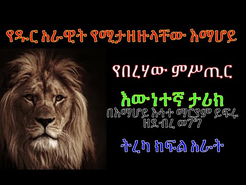 የበረሀው ምስጢር ክፍል 4 አራዊት የሚታዘዙላቸው እማሆይ እውነተኛ ታሪክ Emaretube Yeberehaw Mistir