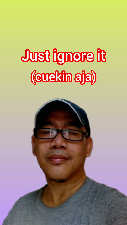 SIMPLE ENGLISH (cuekin aja) #englishonshort #simpleenglish #shortenglish