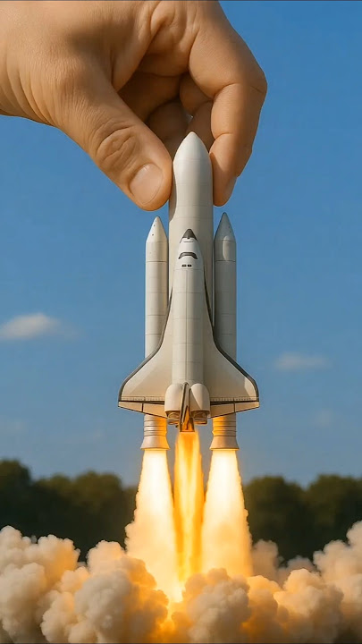 Mini Rocket Launch: Epic Blast-Off in Hand-Controlled Style – AI Generated! #aivideos