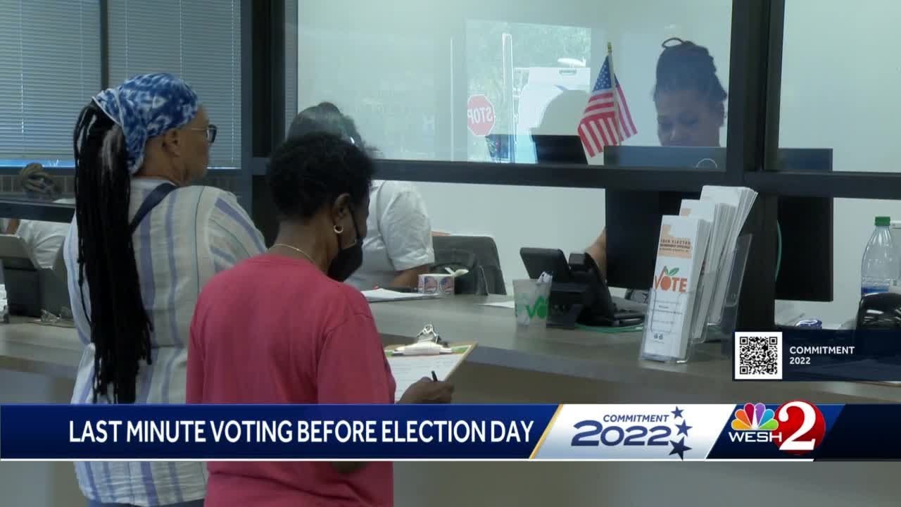Some Florida voters rush to get their ballots in ahead of Election Day