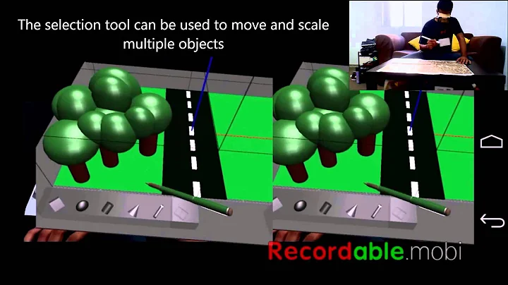 3D Doodler - 3D Modeling in Augmented Reality space