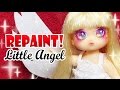 Repaint! Christmas Angel Doll Custom Little Mimi OOAK 리틀 미미 천사 리페인팅
