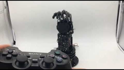 仿生機器人手掌機械手臂機器人手指創客教育培訓iHand機械手套件