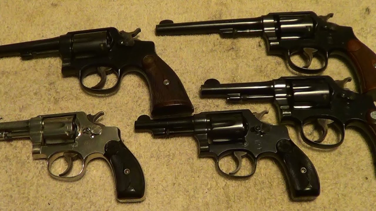 5 Old Smith Wesson Revolvers Youtube