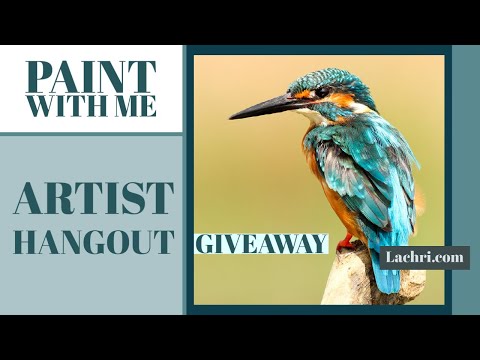 Bird Acrylic PAINT WITH ME & Artist Hangout - Bird Acrylic PAINT WITH ME & Artist Hangout