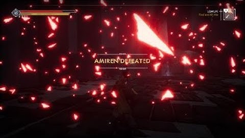 AMIREN boss fight (Ashen) ps4