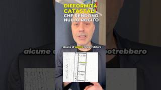 Difformità catastali che rendono nullo il rogito di compravendita