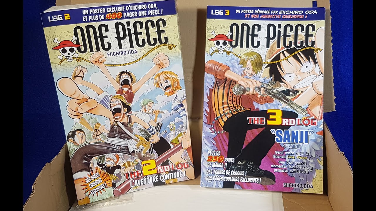 Mon premier colis du manga grand format ONE PIECE édition collector par
