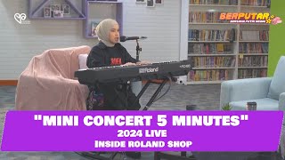 Putri Ariani - "Mini concert" in Roland's shop for 5 minutes 2024 @putriarianiofficial