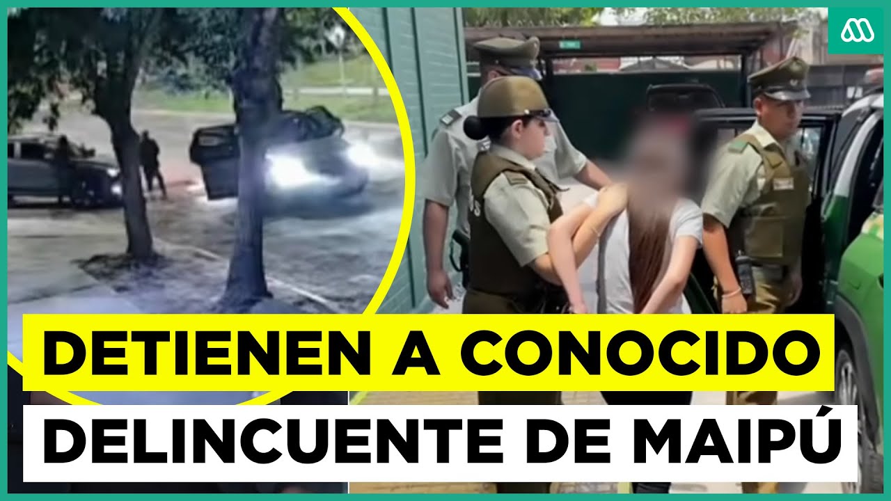 Carabineros detiene a buscado delincuente de Maipú