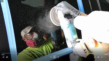 How professionals remove a scratch from glass - Fix glass scratch