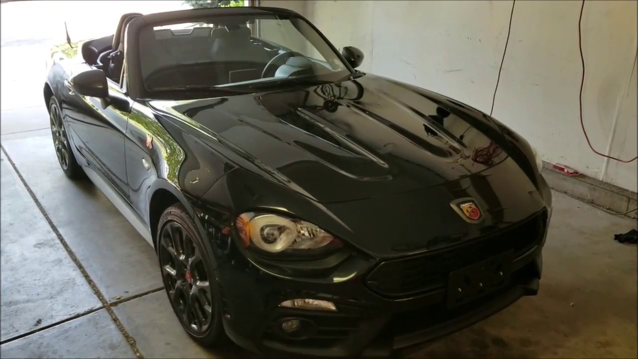 17 Abarth 124 Spider Oil Change Youtube
