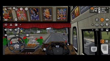 How to add TATA BS-6 MAHADEV Bus Mod in Bus live  Simulator Indonesia | Released 🔥 | Bussid 4.3.4