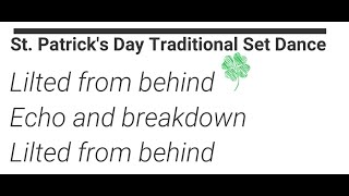 Traditional Irish Set Dance Slow Tutorial: St. Patrick's Day