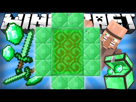 If an Emerald Dimension was Added - Minecraft