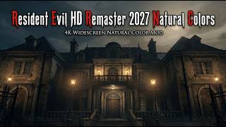 Resident Evil Hd Remaster 2027 - Natural Colors - 4K Hd Texture Pack - 8K Gameplay