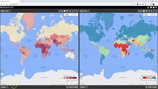 Health Indicators - geteach.com (Google Maps API)