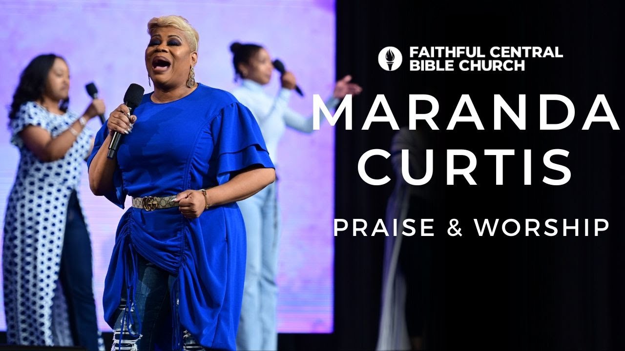 Maranda Curtis leads Sunday Morning Worship