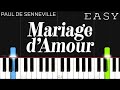 Mariage damour chopinspring waltz  easy piano tutorial